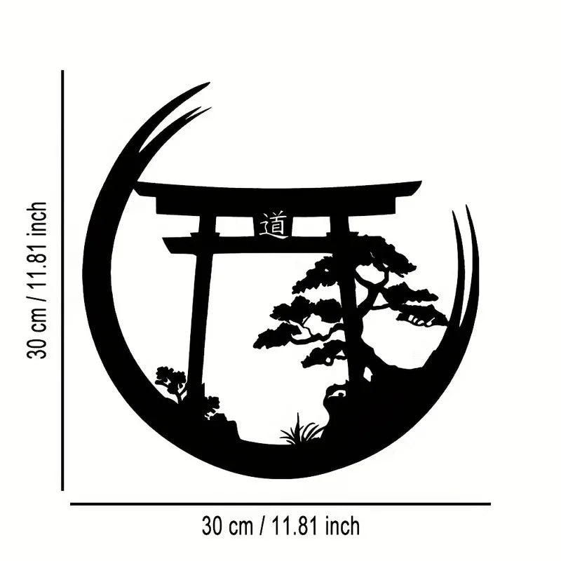 Elegant Metal Wall Art – Abstract Halloween and Christmas Design, Perfect for Home, Café, Multifunctional Décor for Living Room