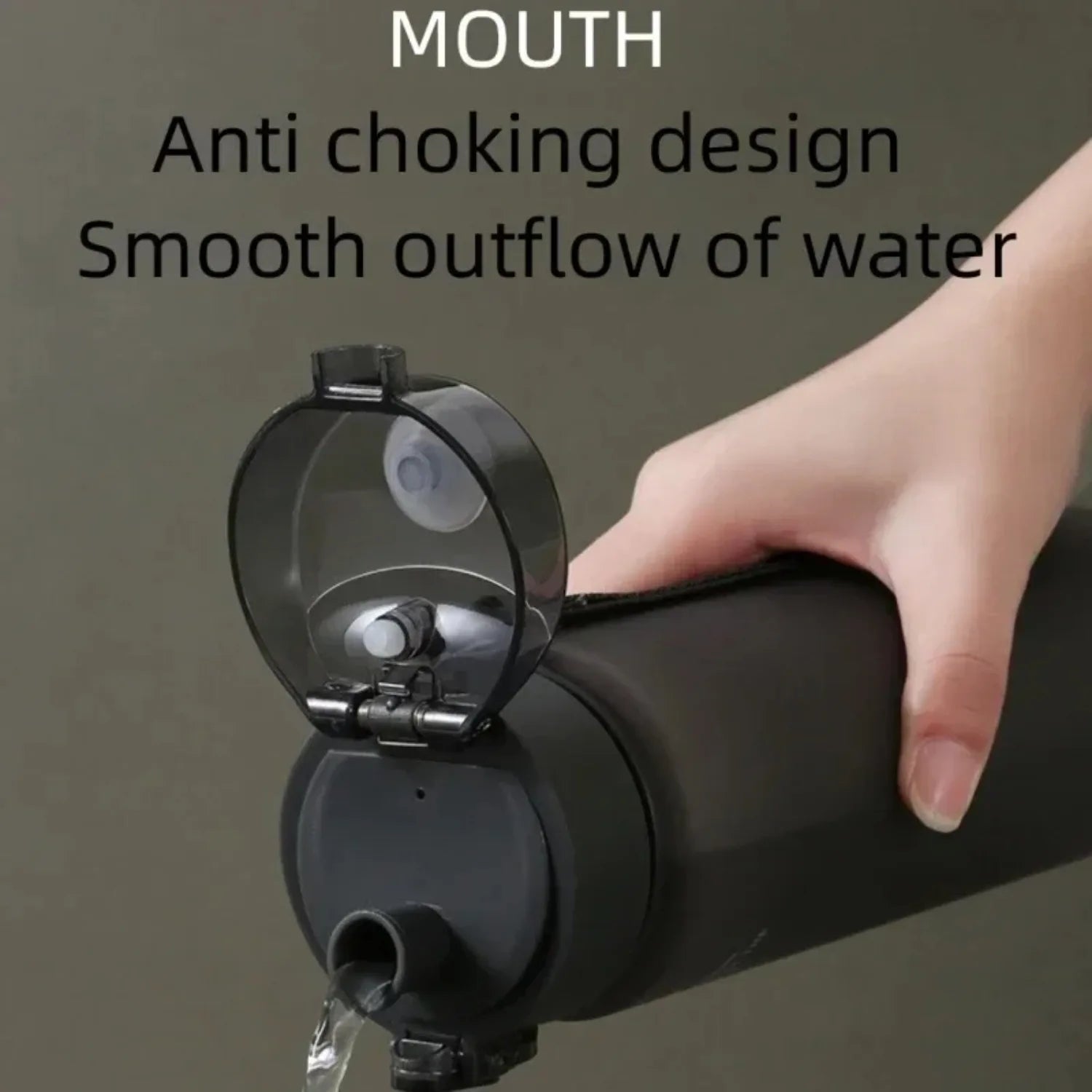 Compact Sports Water Bottle - Leak-Free 400ml/560ml