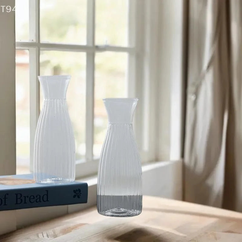 Home Living Room Desk Decor Nordic Transparent Plastic Vase Flower Arrangement Container Creative Hydroponic Plant Flower Vases