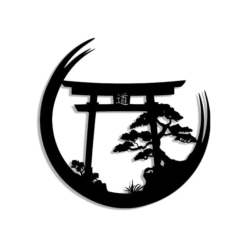 Elegant Metal Wall Art – Abstract Halloween and Christmas Design, Perfect for Home, Café, Multifunctional Décor for Living Room