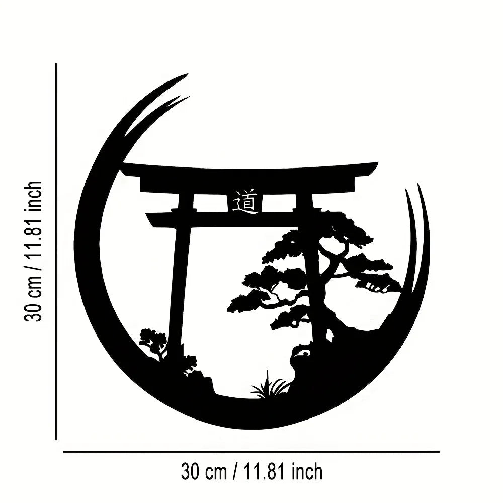 Elegant Metal Wall Art – Abstract Halloween and Christmas Design, Perfect for Home, Café, Multifunctional Décor for Living Room